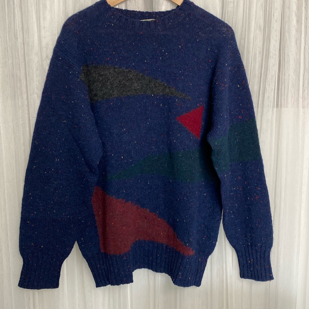 Vintage 90’s  Braemar pullover Sweater for Harrods London! EUC!! Unisex! Size L